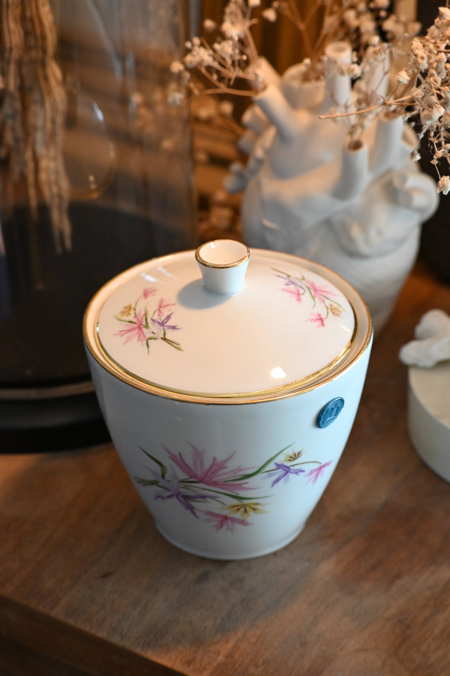 Sucrier petites fleurs