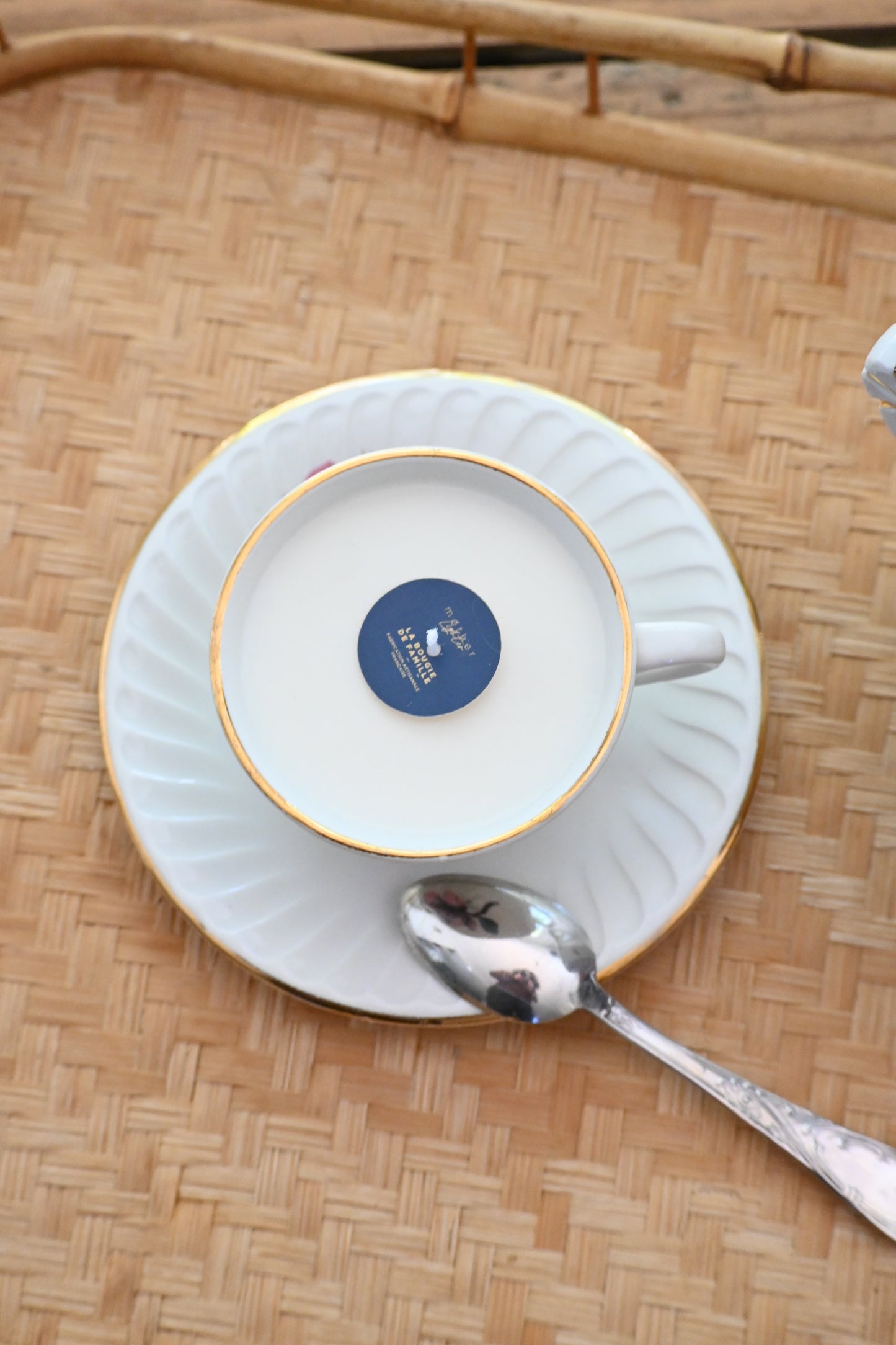 Tasse et coupelle magnolia