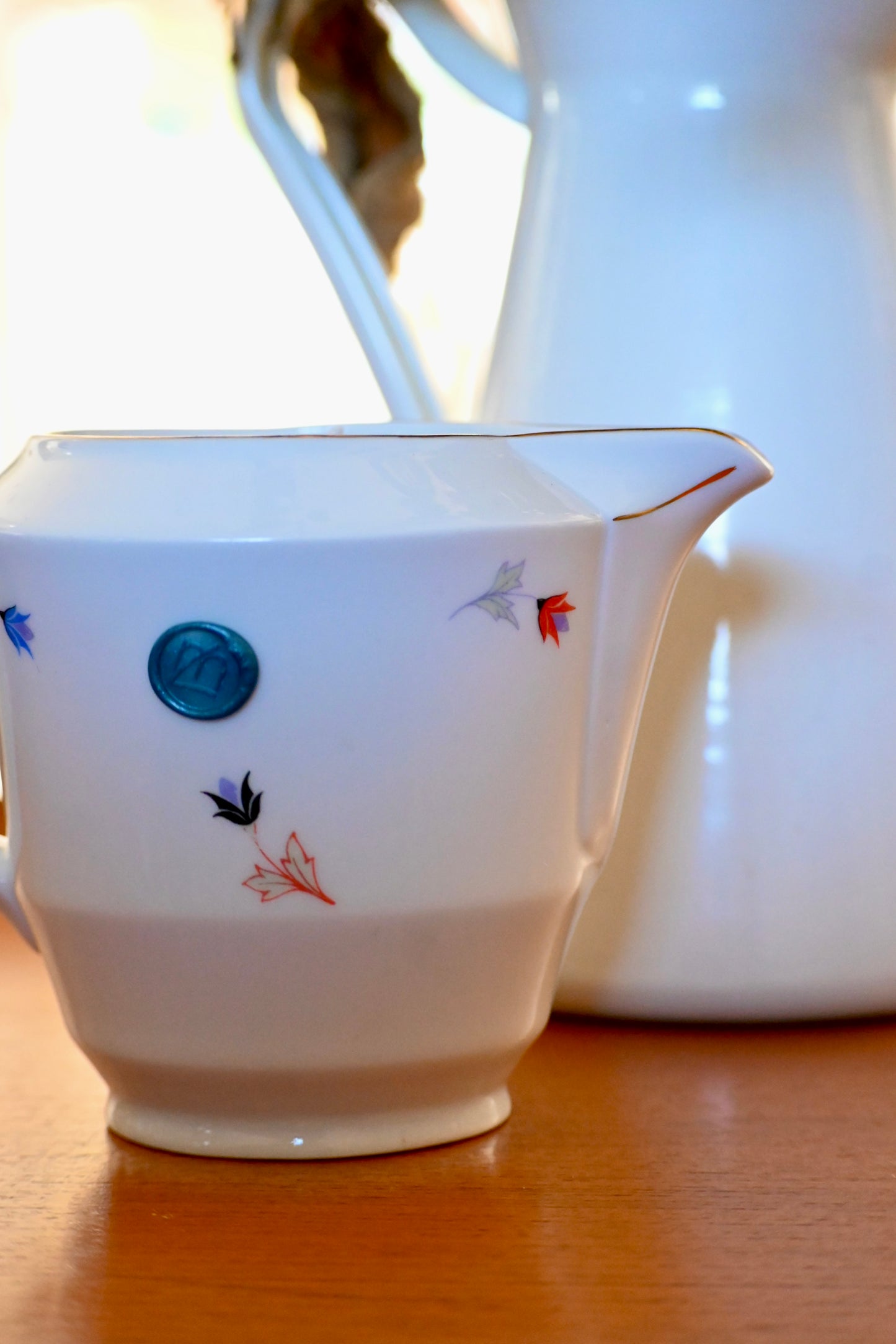 Pot à lait petites fleurs