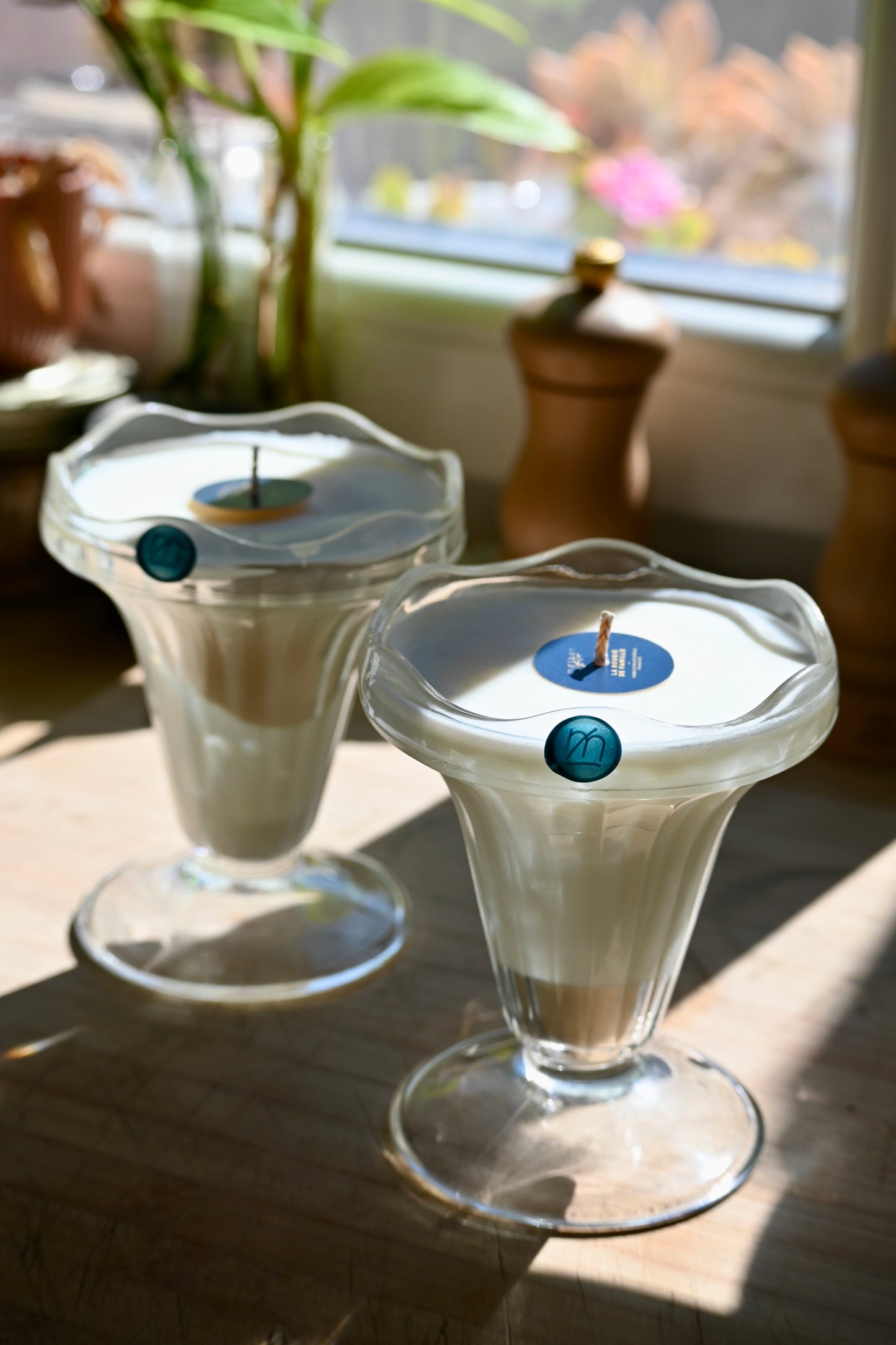 Coupe à glace en verre