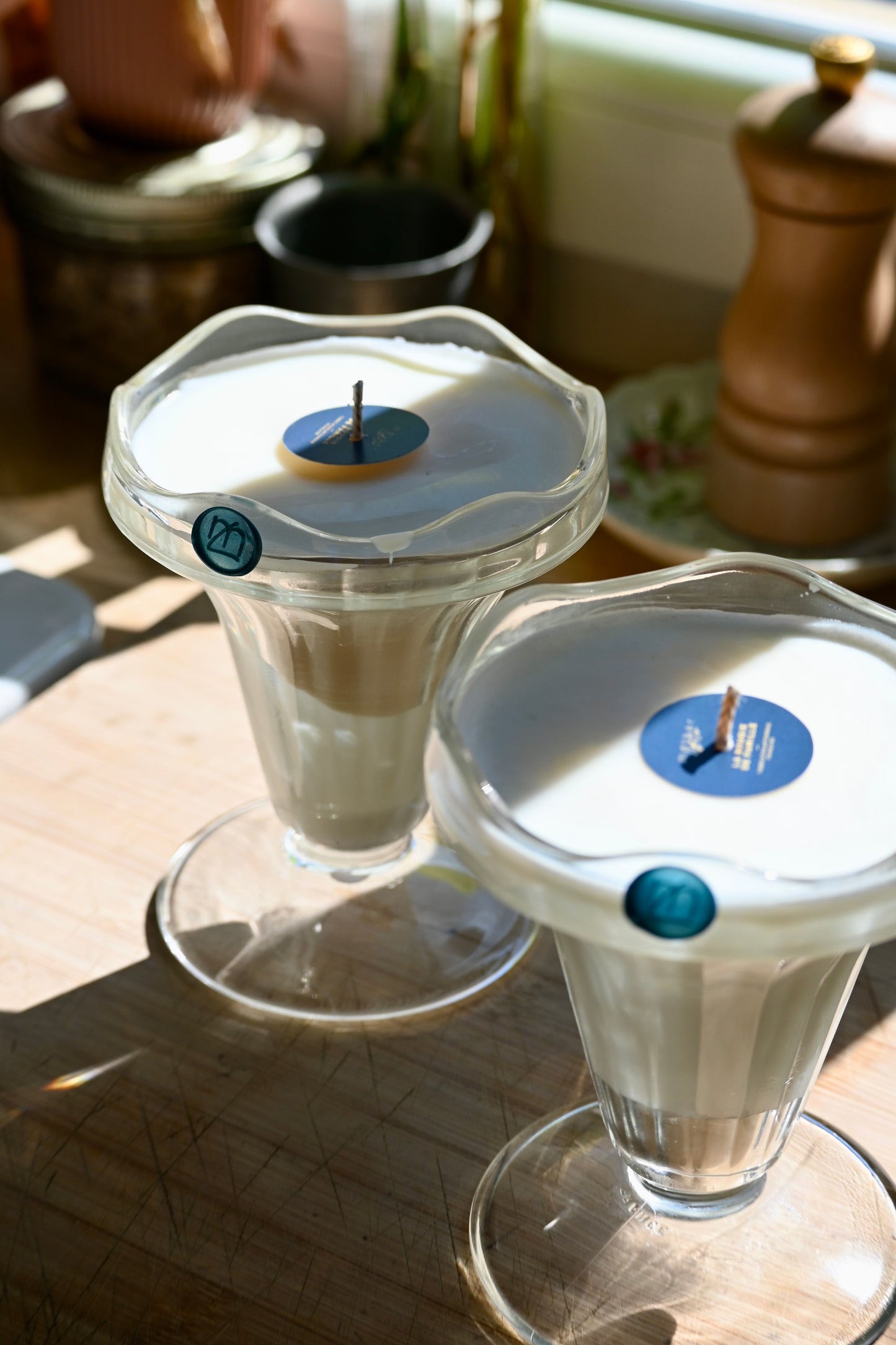 Coupe à glace en verre