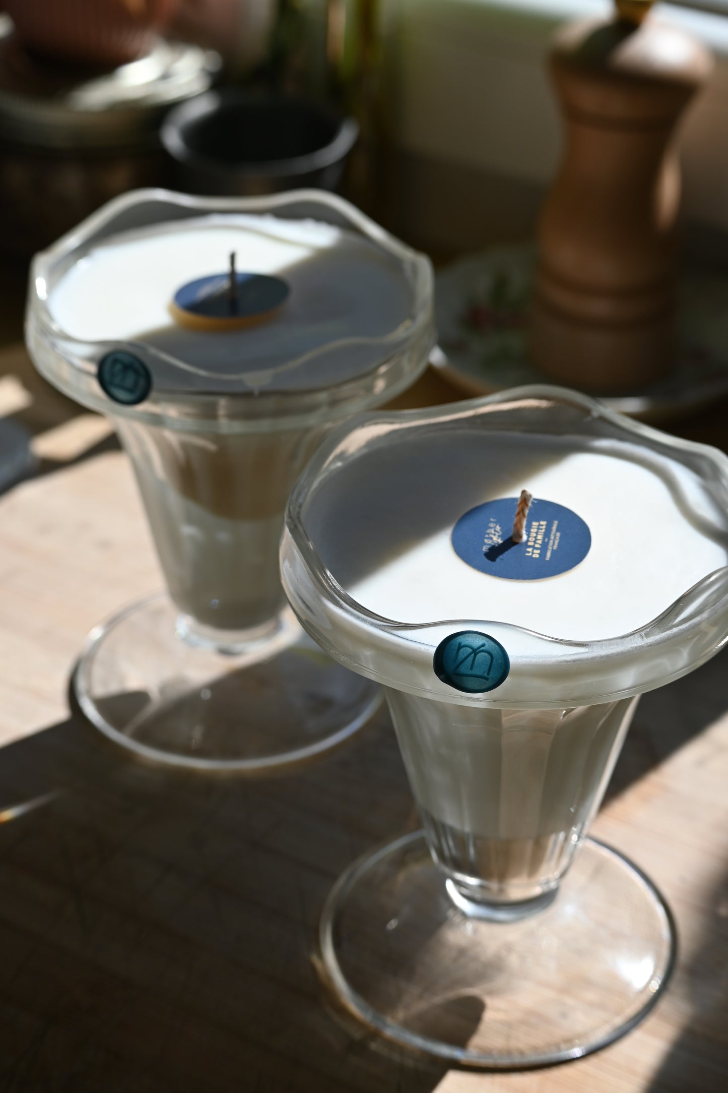 Coupe à glace en verre