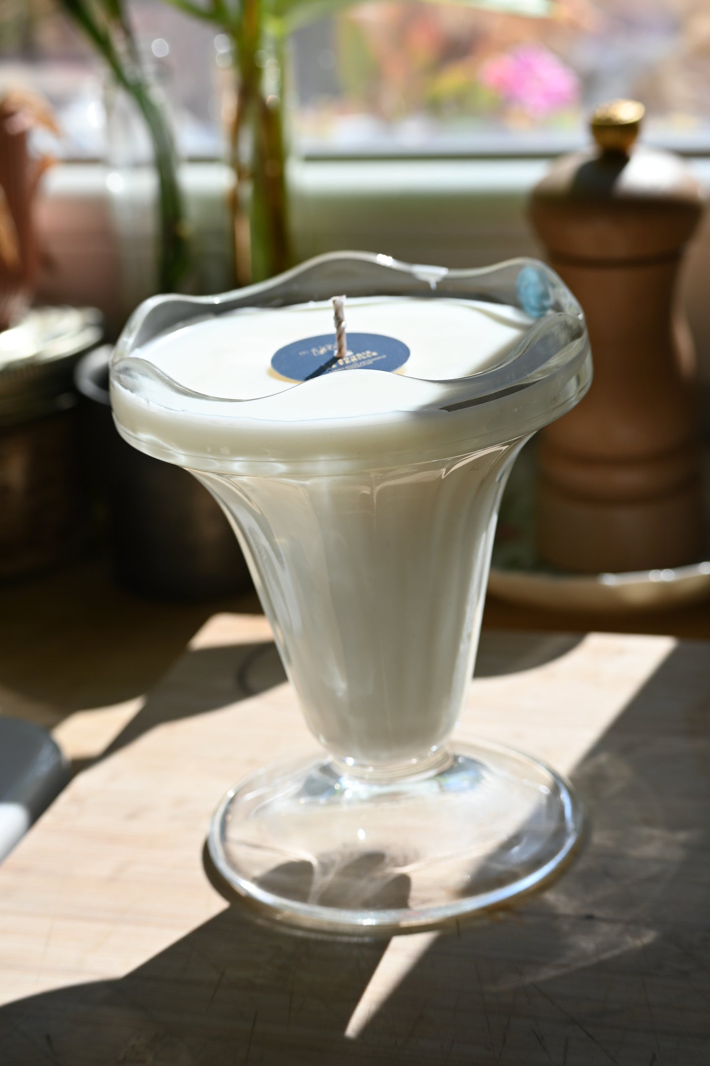Coupe à glace en verre