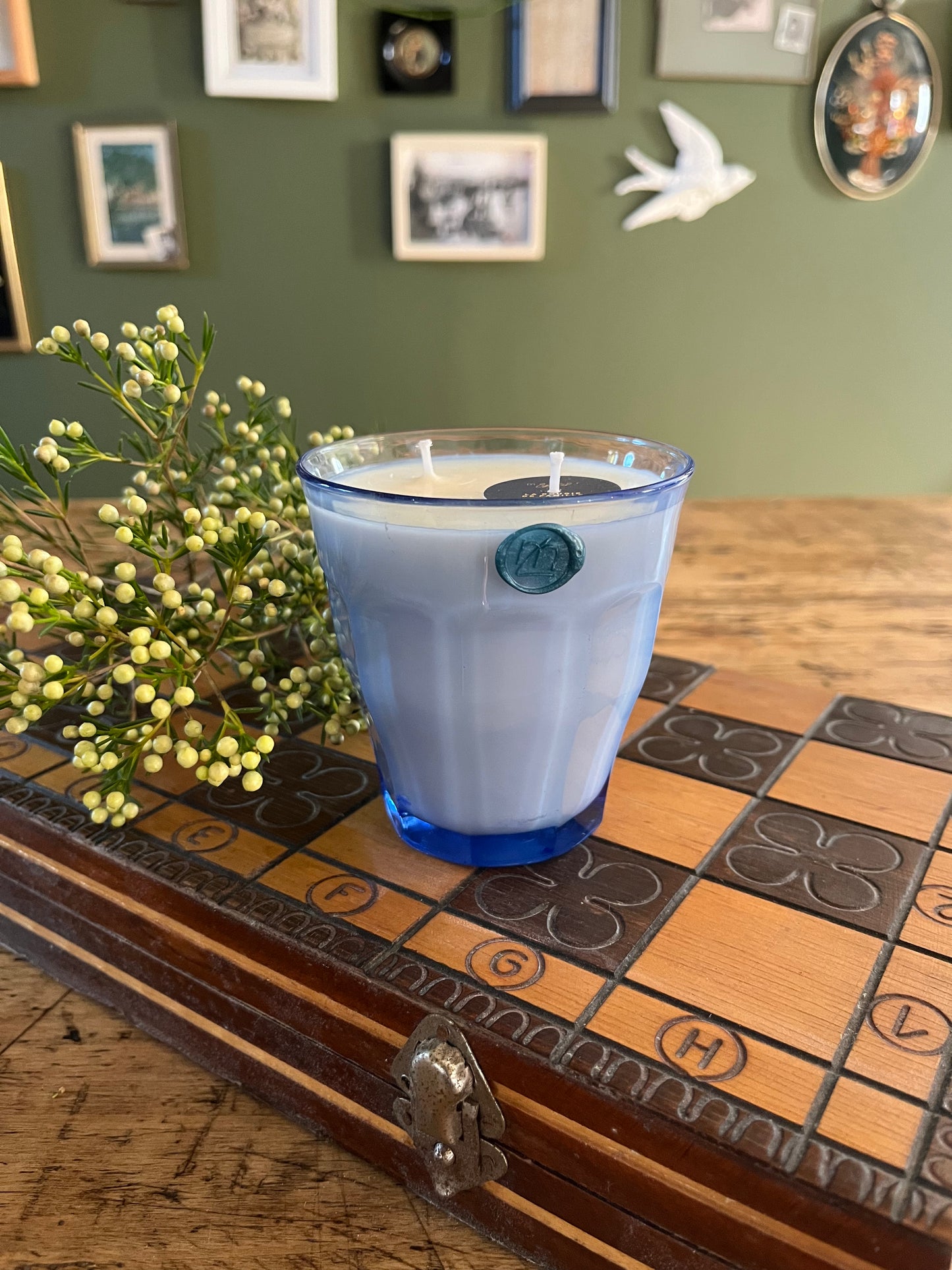 Verre Duralex Picardie bleu