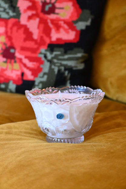 Grande coupe en cristal ciselé