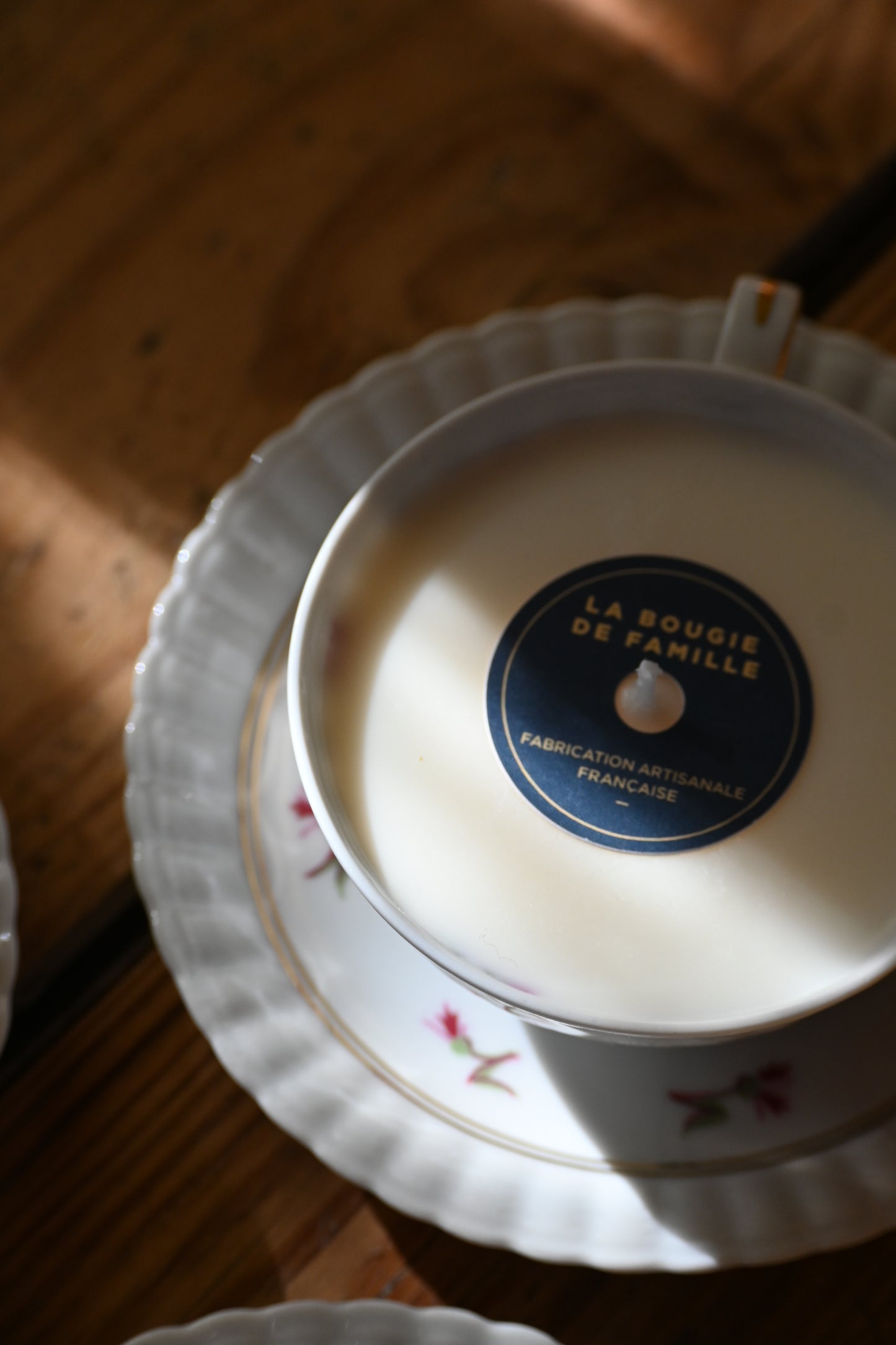 Tasse et coupelle petites fleurs