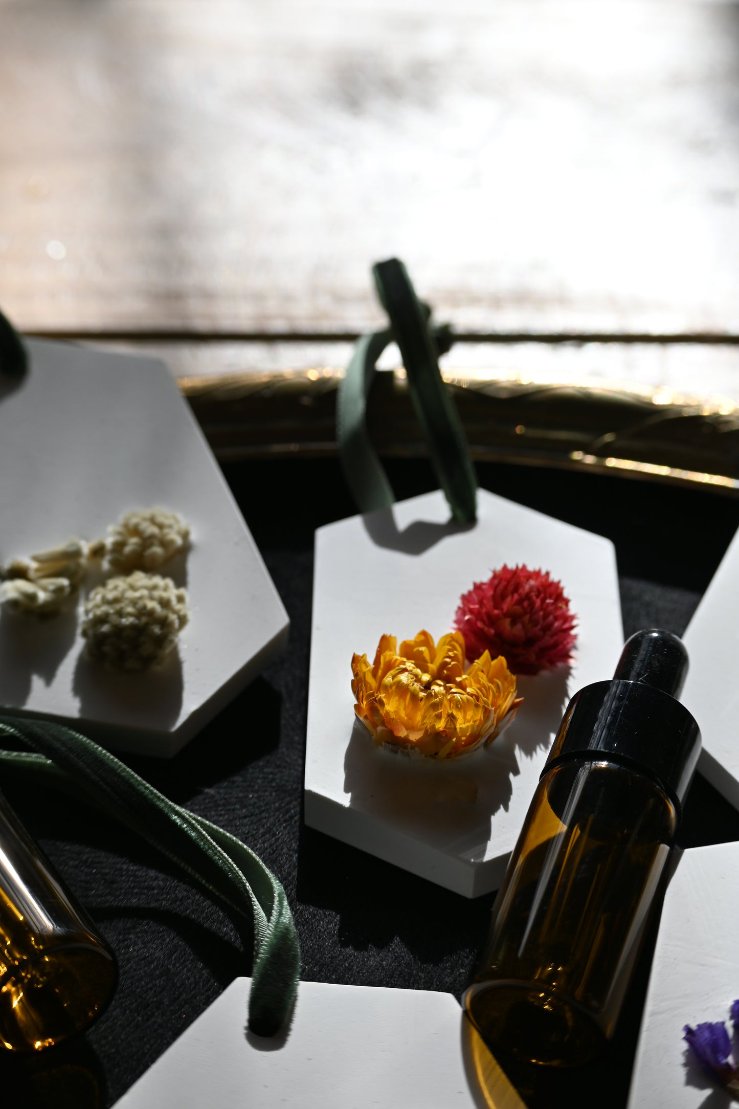 Tablette - Chrysanthème et Trèfle