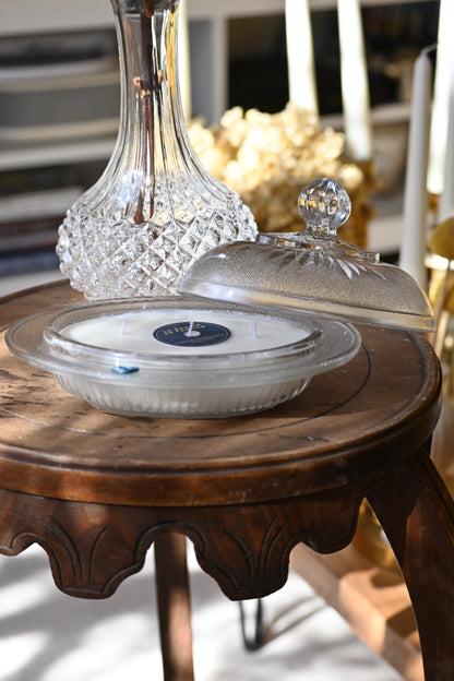 Boite en verre texturé