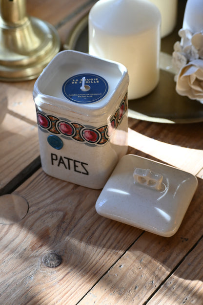 Petit pot à épices pivoines