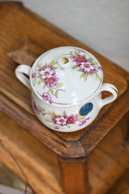 Petit sucrier fleuri