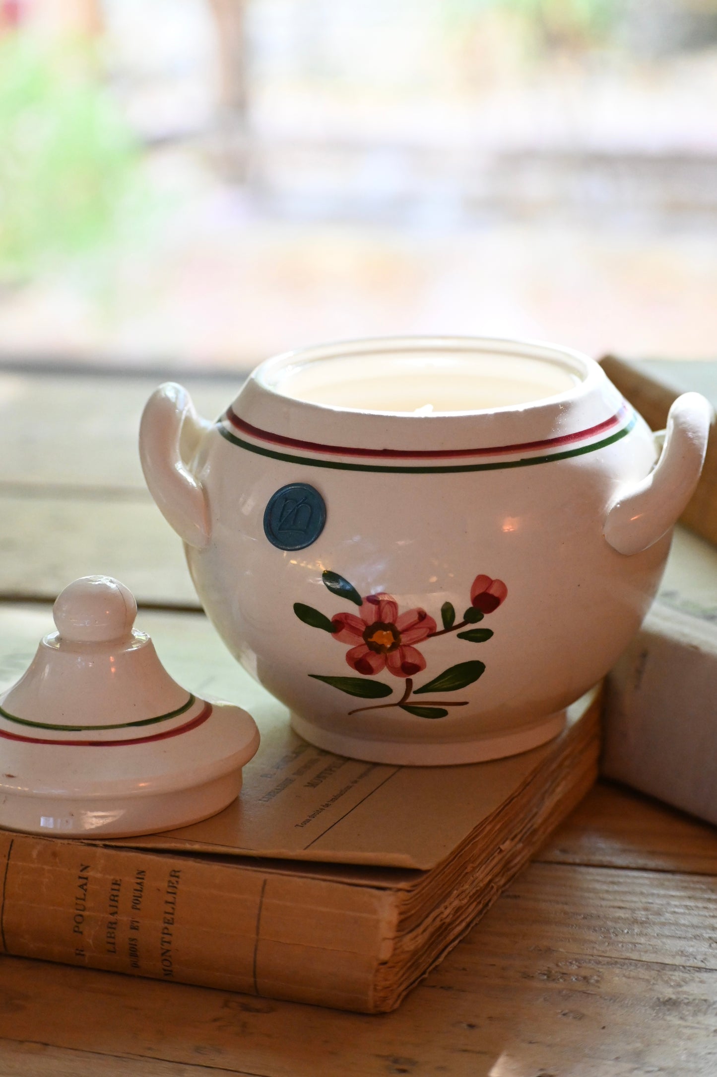 Sucrier petites fleurs