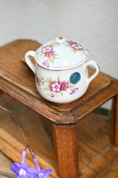 Petit sucrier fleuri