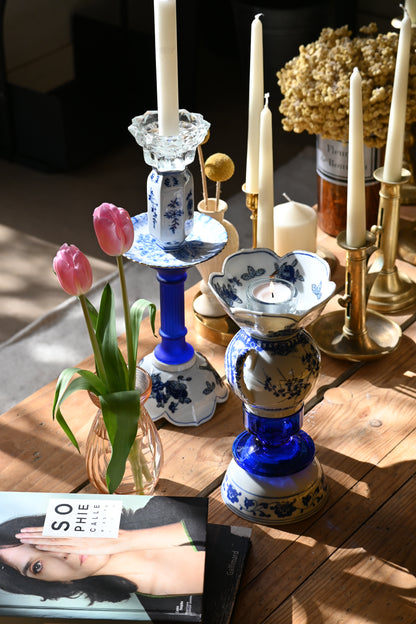 Bougeoir Bleu - Moyen