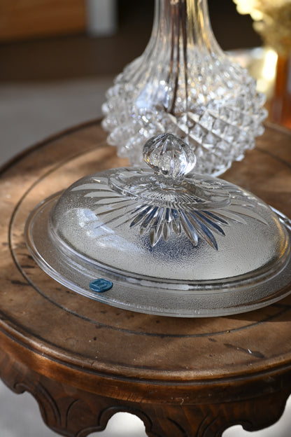 Boite en verre texturé