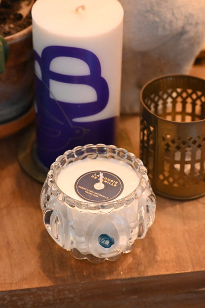 Coupe en verre ciselé