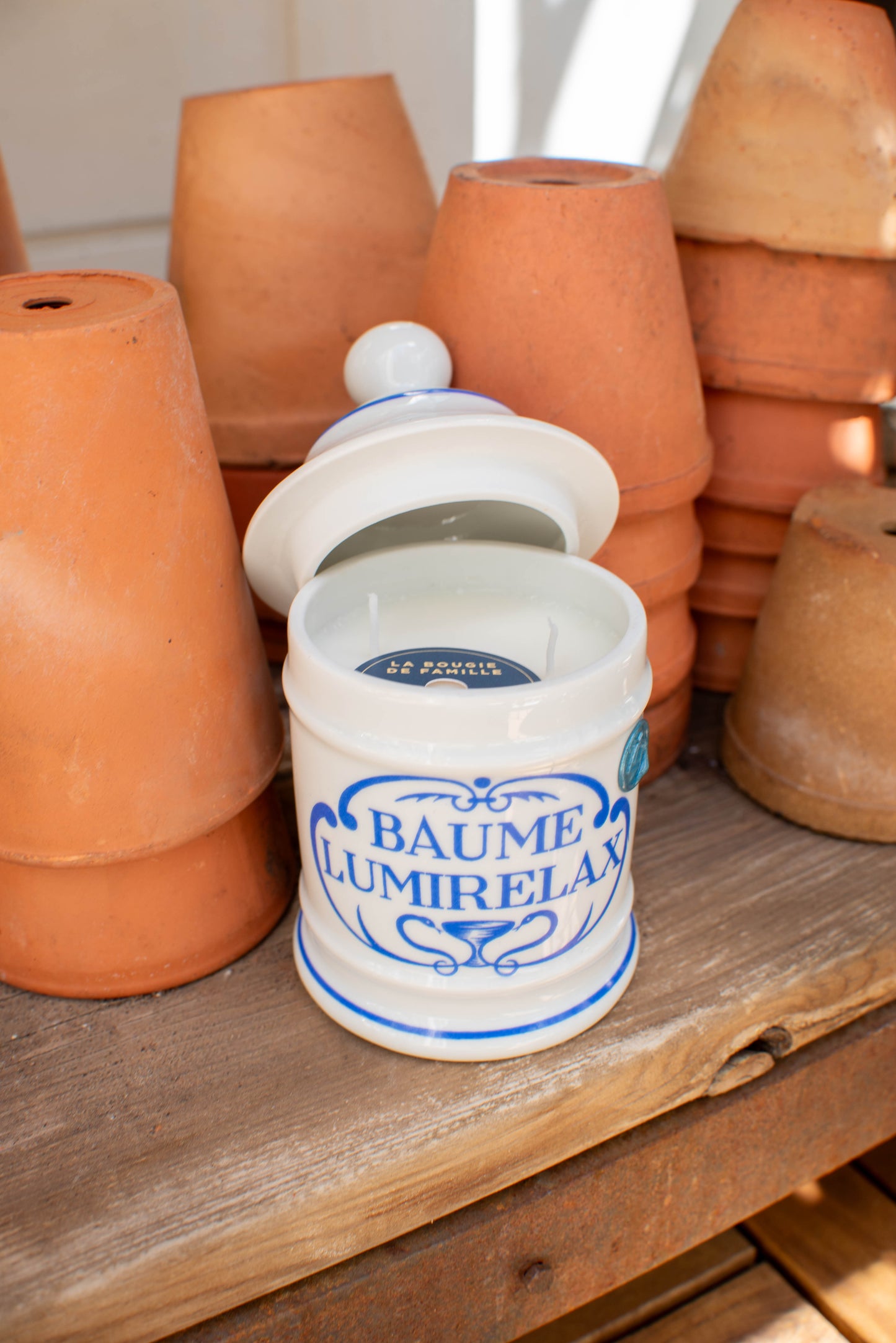 Flacon pharmacie porcelaine