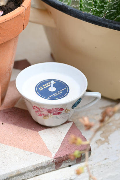 Tasse fleurs roses