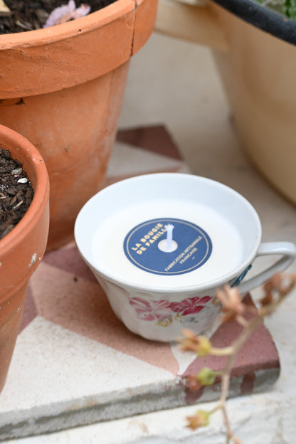 Tasse fleurs roses