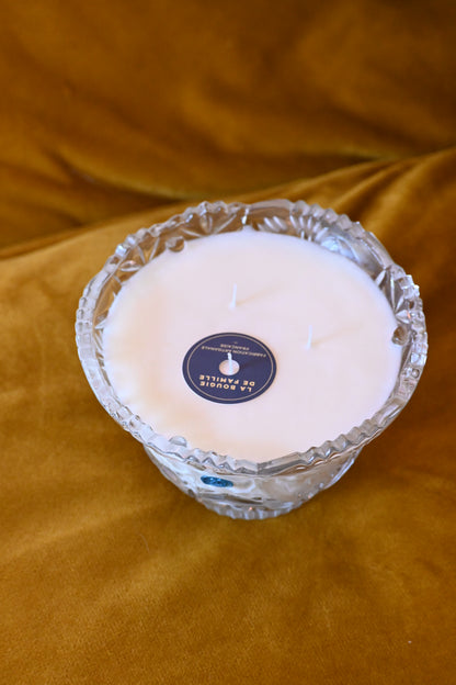 Grande coupe en cristal ciselé