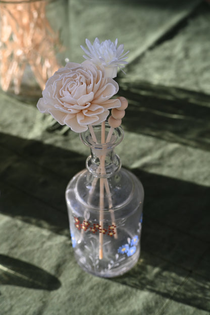 Soliflore verre fleuri