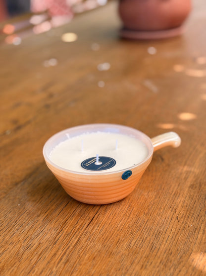 Poêlon en verre irisé