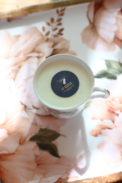 Tasse anémones parme