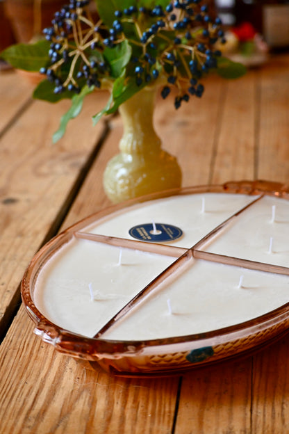 Plateau art déco rose