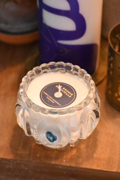 Coupe en verre ciselé