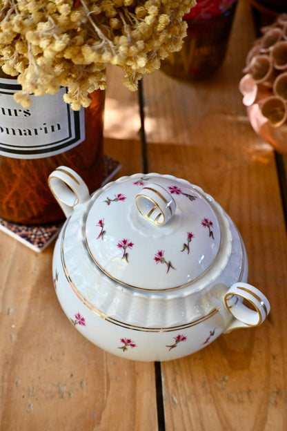 Sucrier petites fleurs