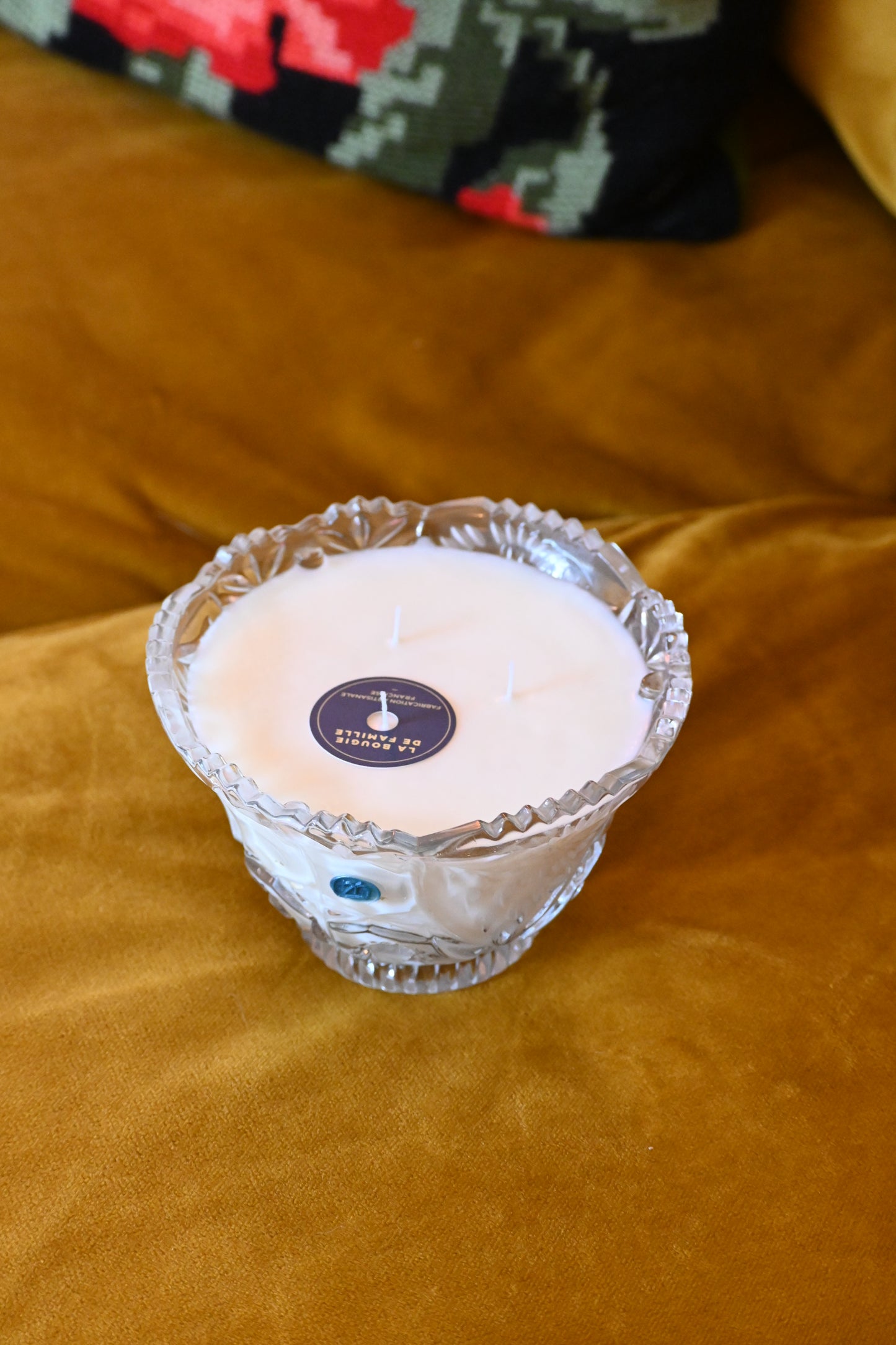 Grande coupe en cristal ciselé