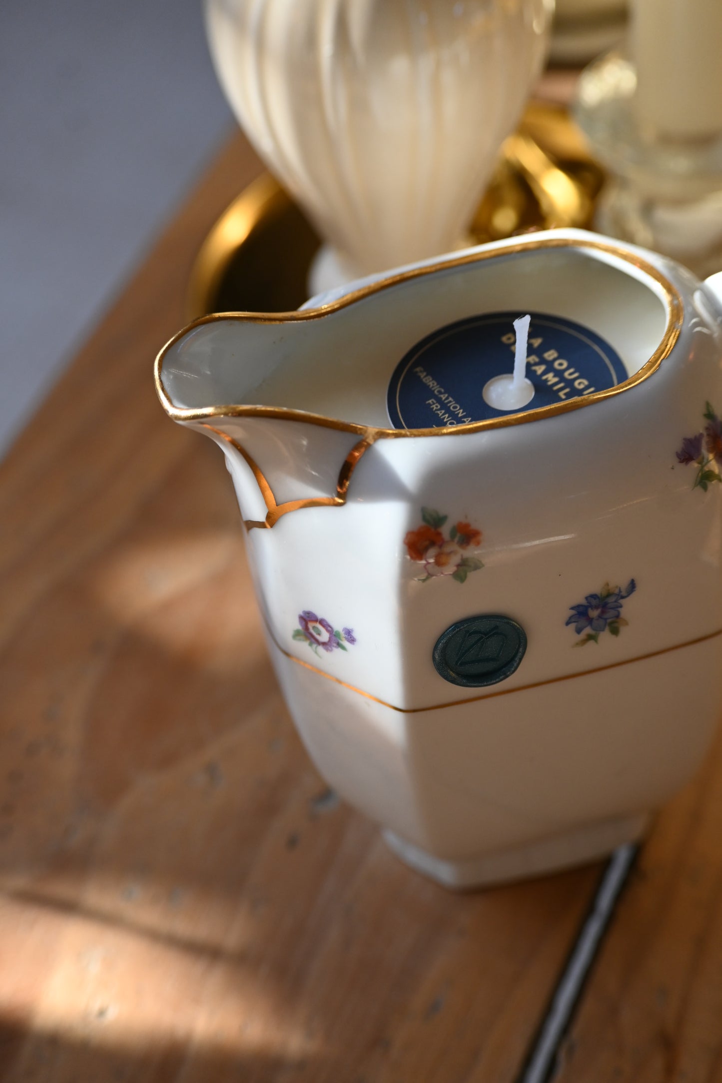 Pot à lait petites fleurs