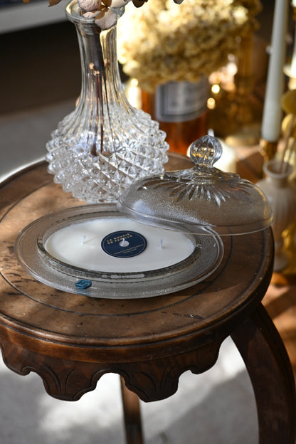 Boite en verre texturé