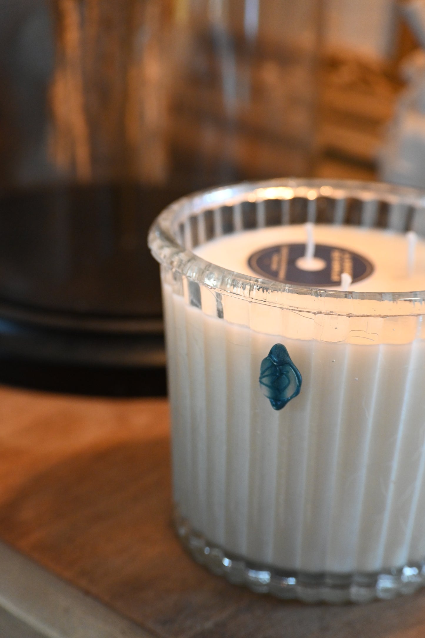 Coupe en verre ciselé