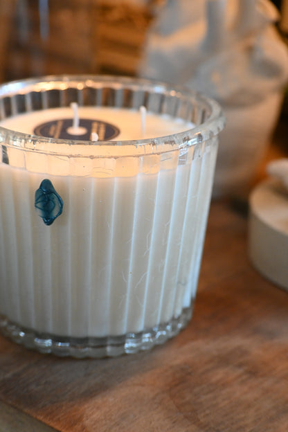 Coupe en verre ciselé