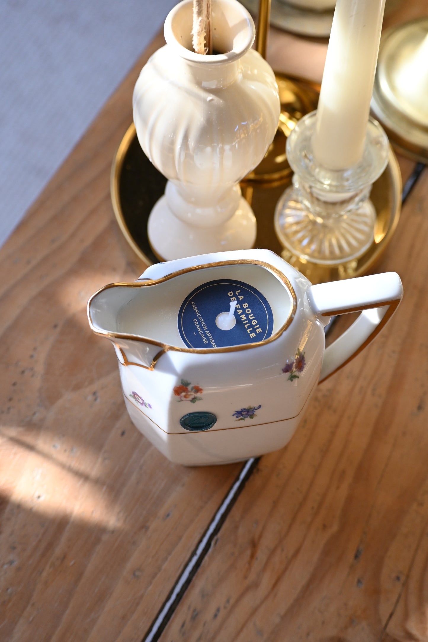 Pot à lait petites fleurs