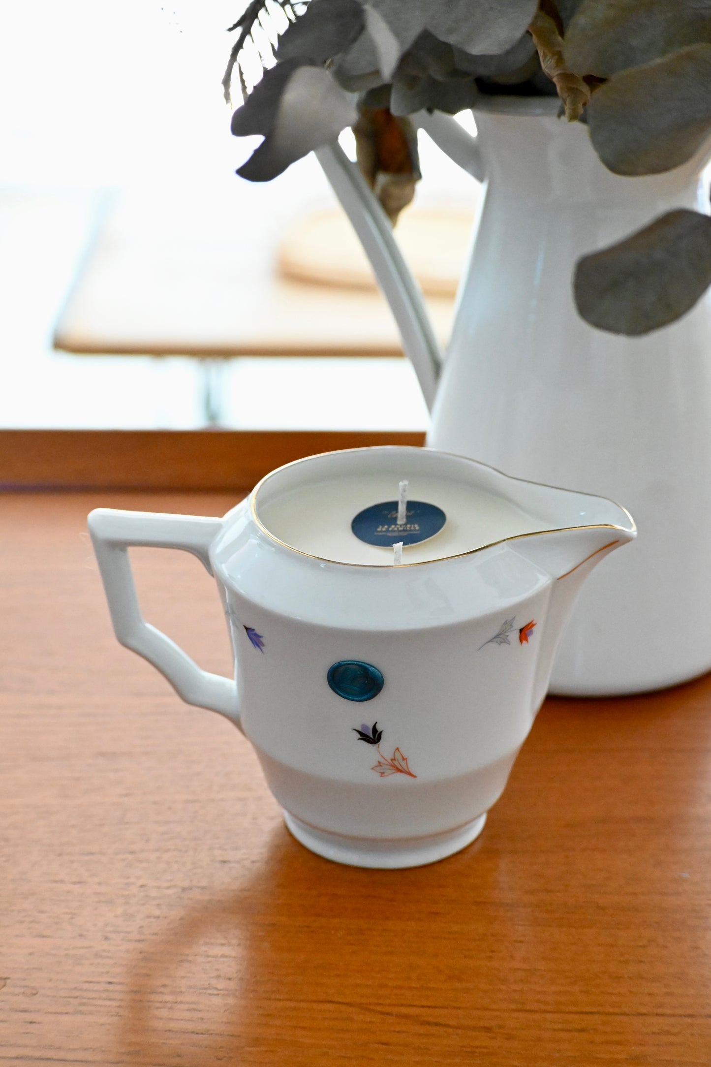 Pot à lait petites fleurs