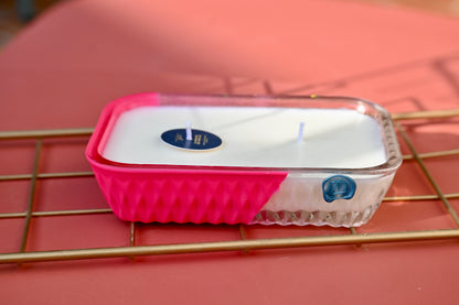 Ravier ciselé - Rose