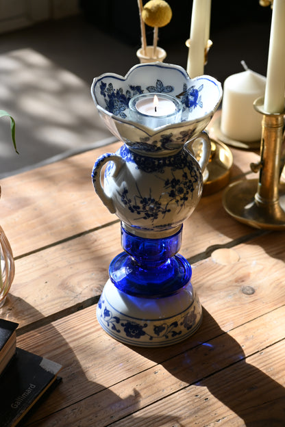 Bougeoir Bleu - Moyen