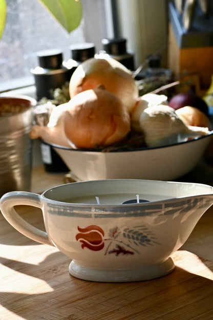 Saucier rose et bleu