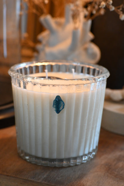 Coupe en verre ciselé