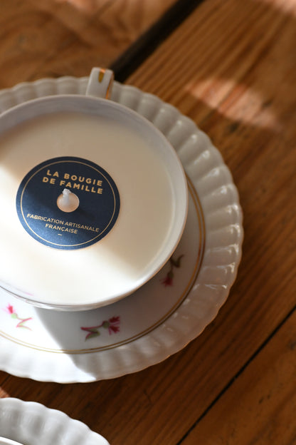 Tasse et coupelle petites fleurs