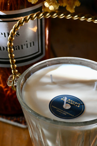 Seau à glace ciselé anse dorée