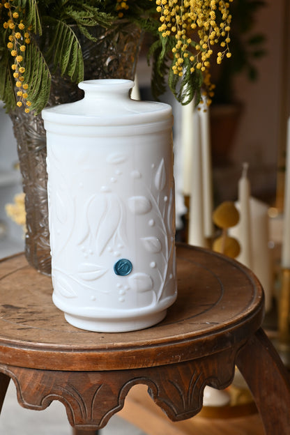 Pot en opaline texturé