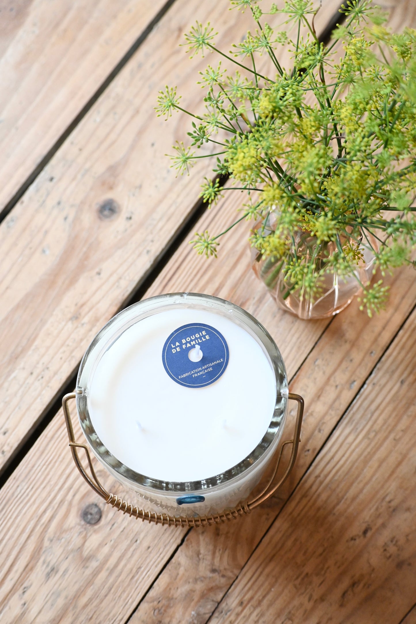 Seau à glace ciselé anse dorée