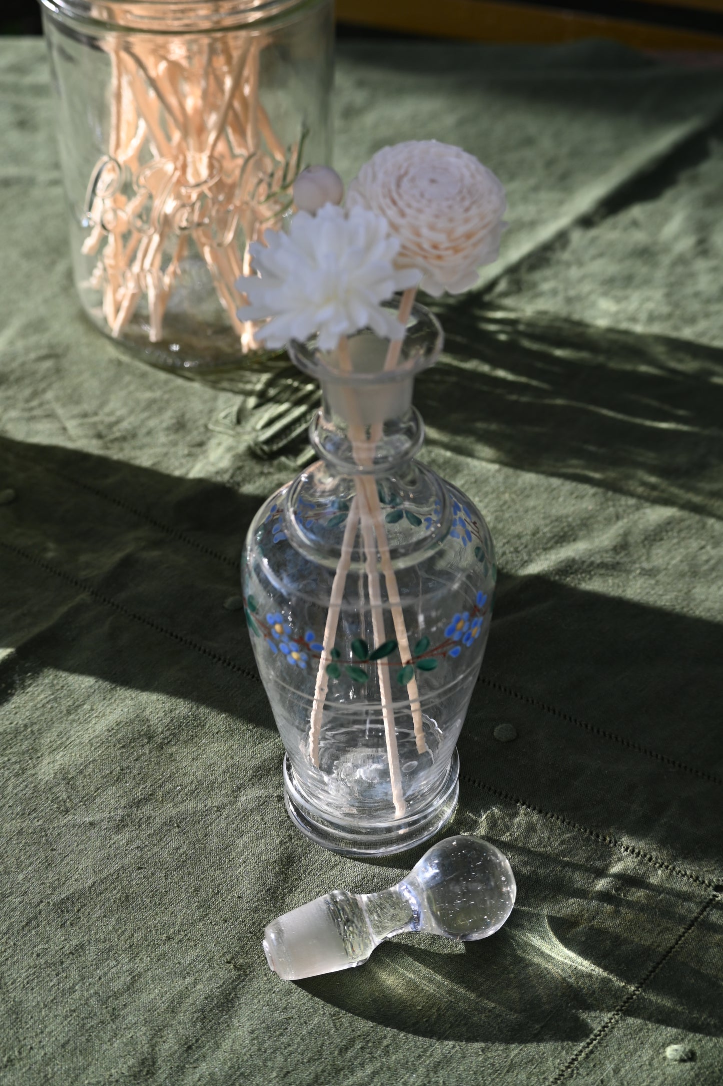 Soliflore verre fleuri