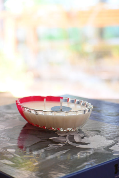 Ravier ciselé - Rose