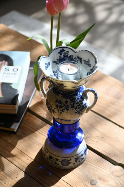 Bougeoir Bleu - Moyen