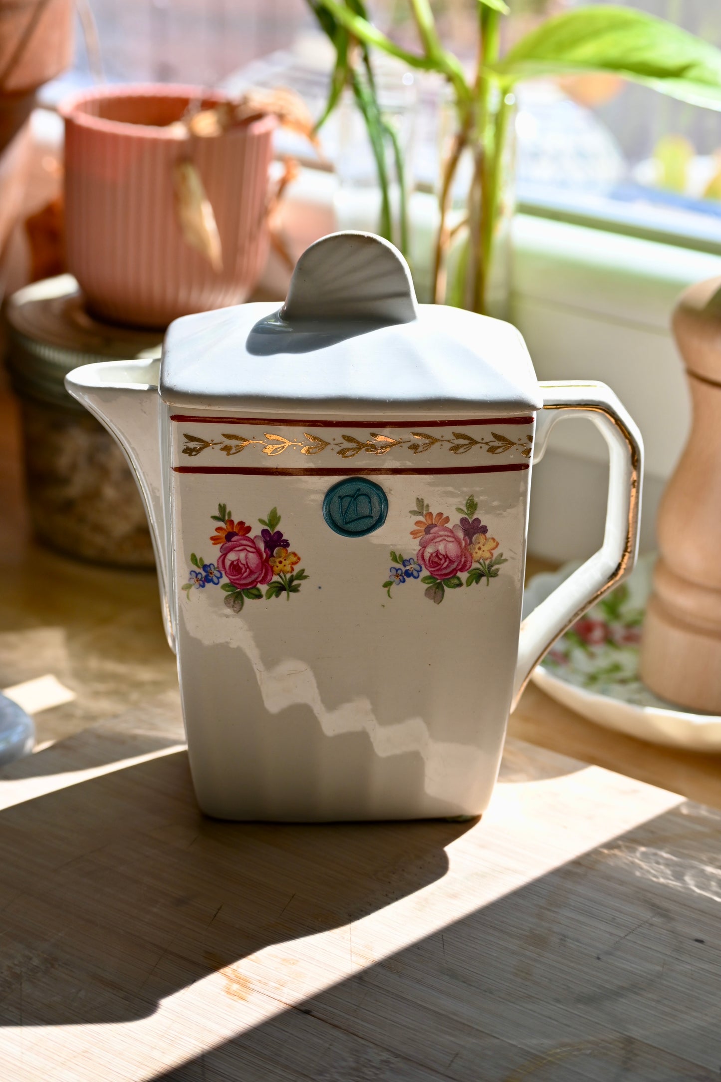 Pot à lait petites fleurs