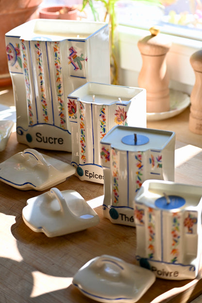 Pot à épices - Sucre fleurs
