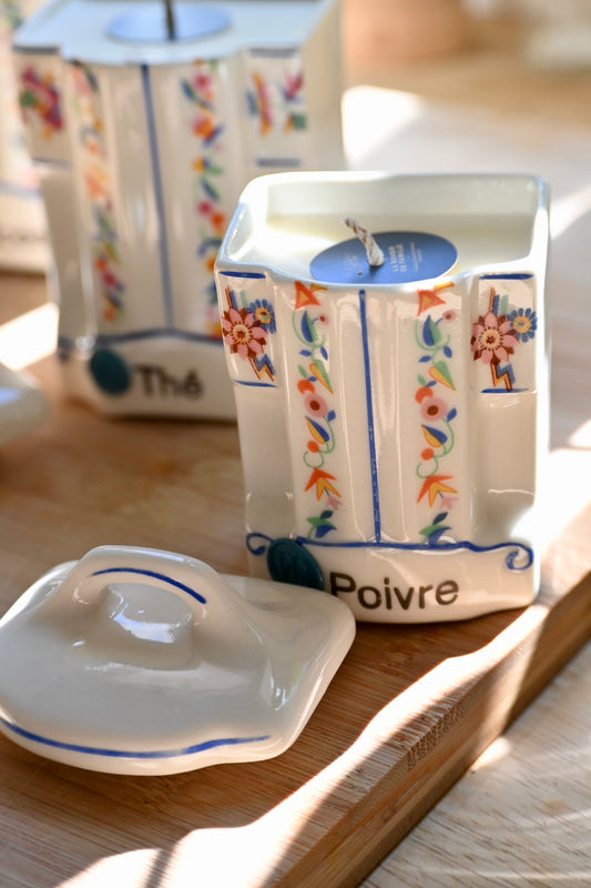Pot à épices - Poivre fleurs